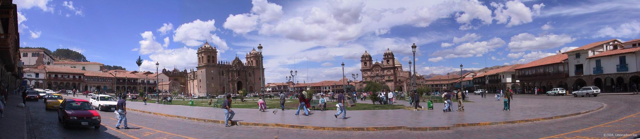 Cusco -Plaza de Armas<br>kostely Jesus Maria a La Compania