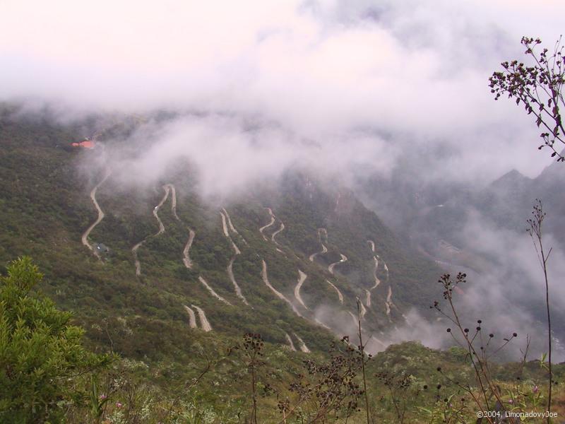 silnice z Machu Picchu