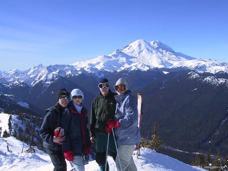 TomV, Lucka, Kaka, Milos & Mt. Rainier