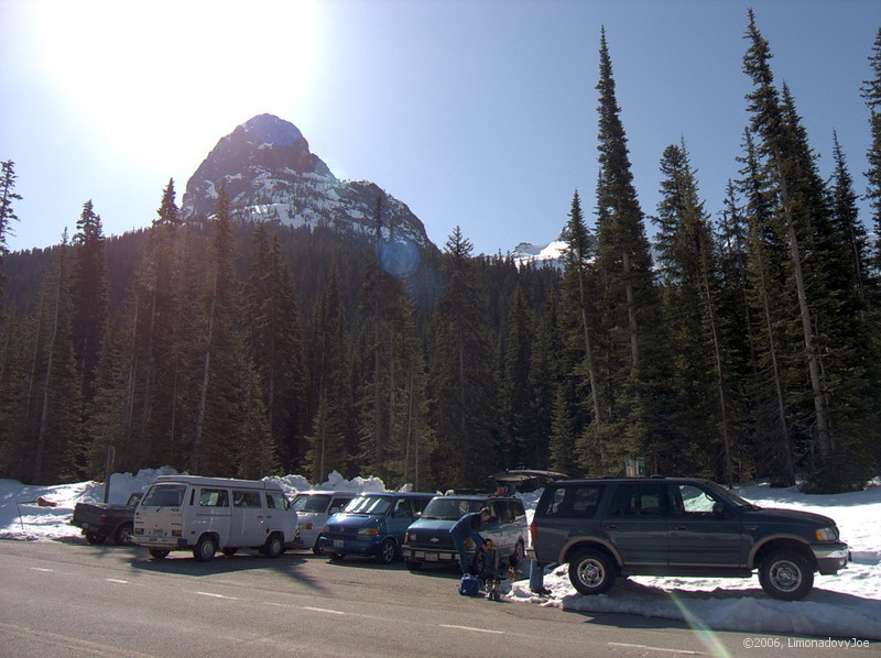 Cornice in the distance